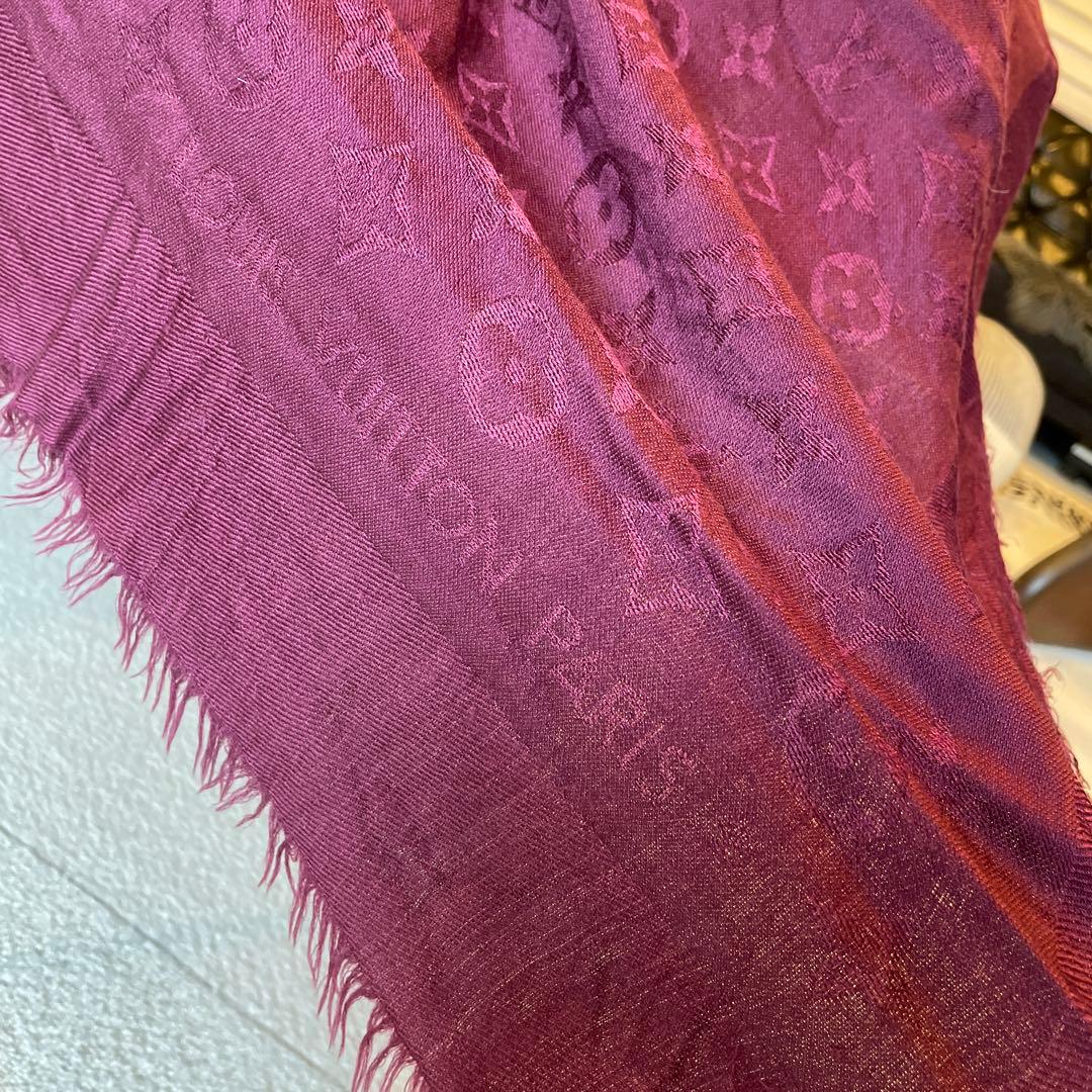 LOUIS VUITTON 大盤ストール　ショール　マフラー