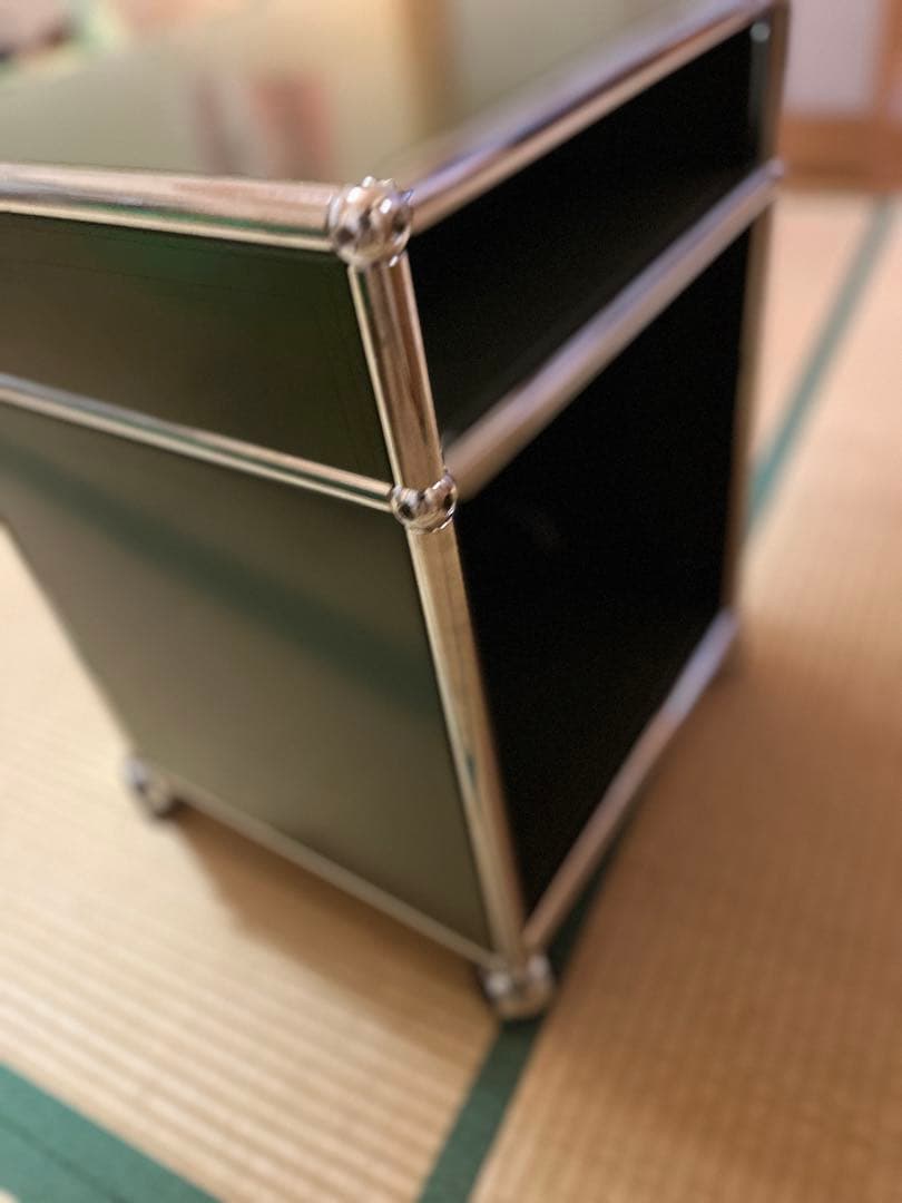 USMハラー サイドボード ドロップダウンドア　オリーブグリーン