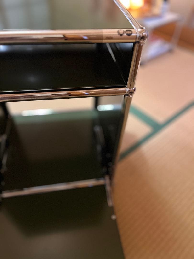 USMハラー サイドボード ドロップダウンドア　オリーブグリーン