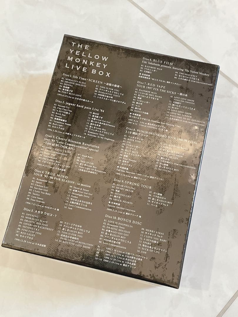 新品未開封! THE YELLOW MONKEY LIVE BOX