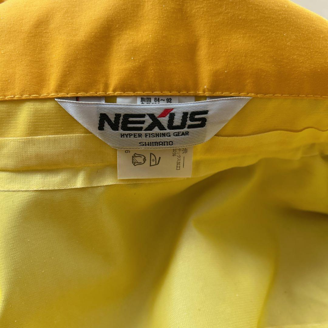 シマノ ゴアテックス レインスーツRA-1146 サイズM ネクサス 黄色