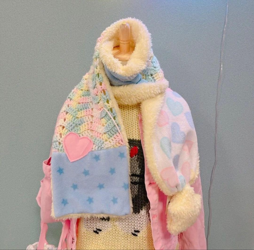 spank! お星様リメイクカラフルマフラー