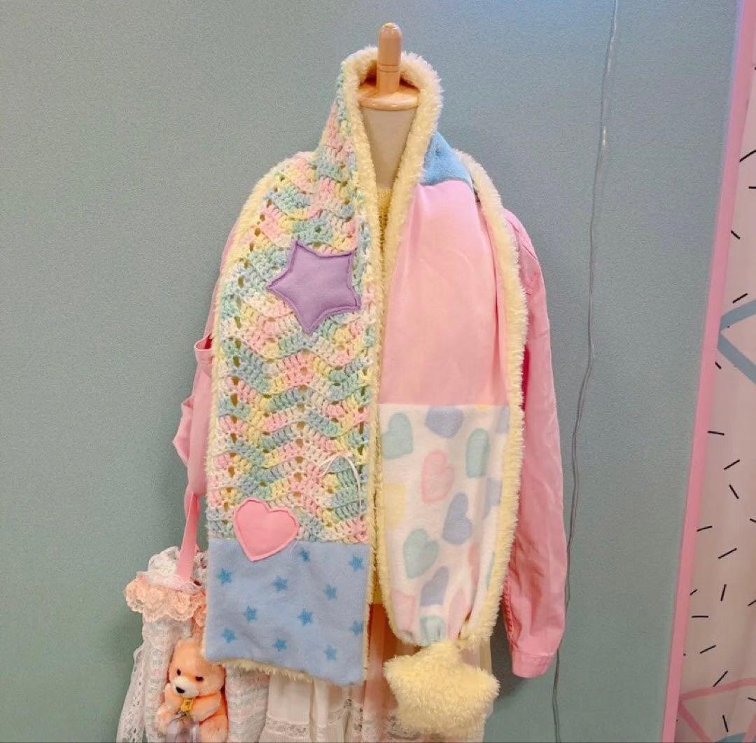 spank! お星様リメイクカラフルマフラー