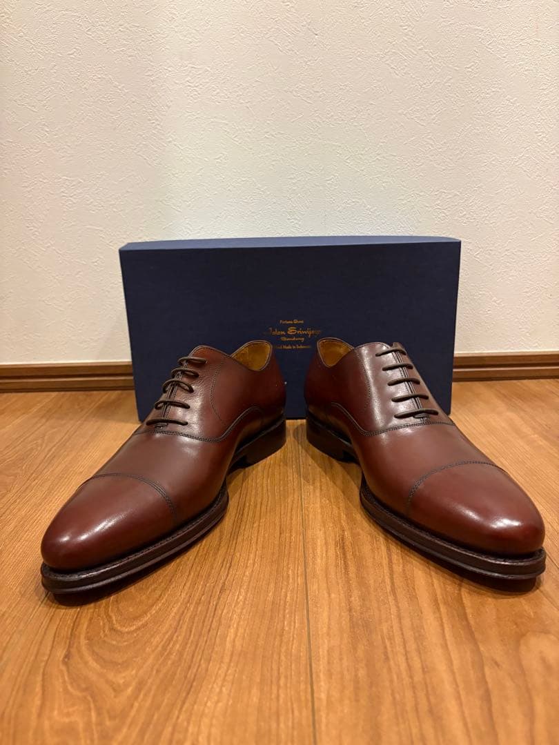 ジャランスリワヤ Bandung CASTAGNA 26CM 茶色 革靴 ブーツ