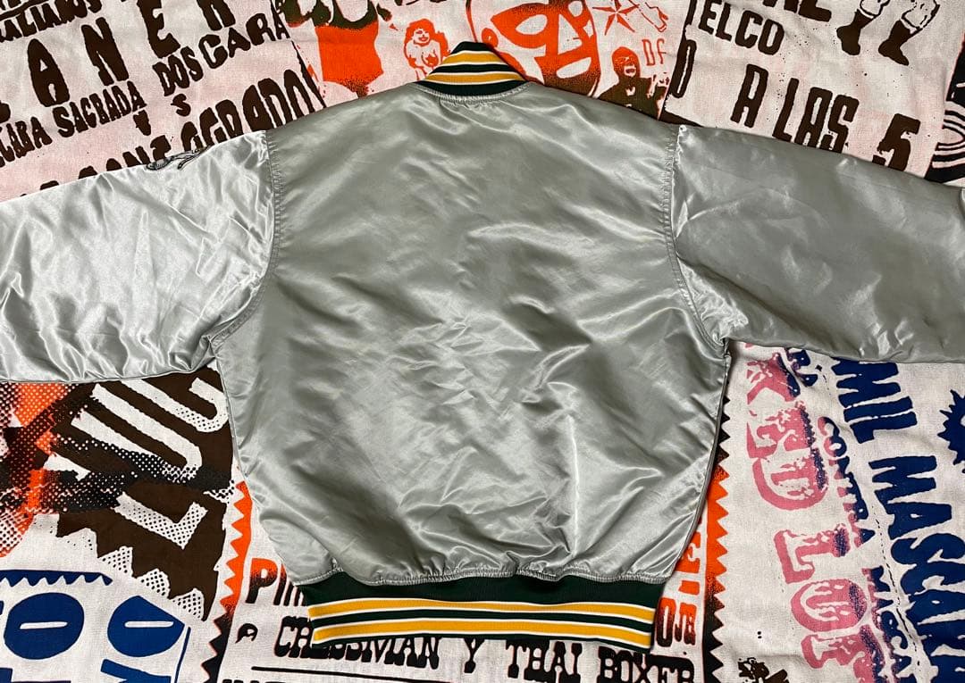 ★美品レア！フェルコ MLB オークランド・アスレチックス スタジャン シルバー