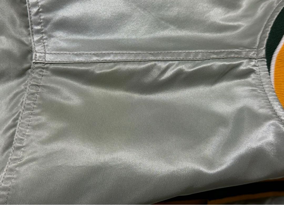 ★美品レア！フェルコ MLB オークランド・アスレチックス スタジャン シルバー