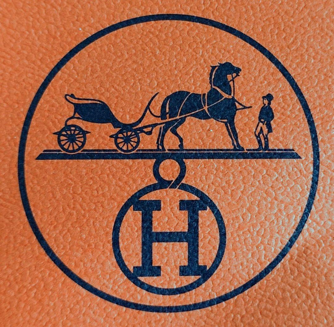 HERMES 青色 パターン ネクタイ　未使用