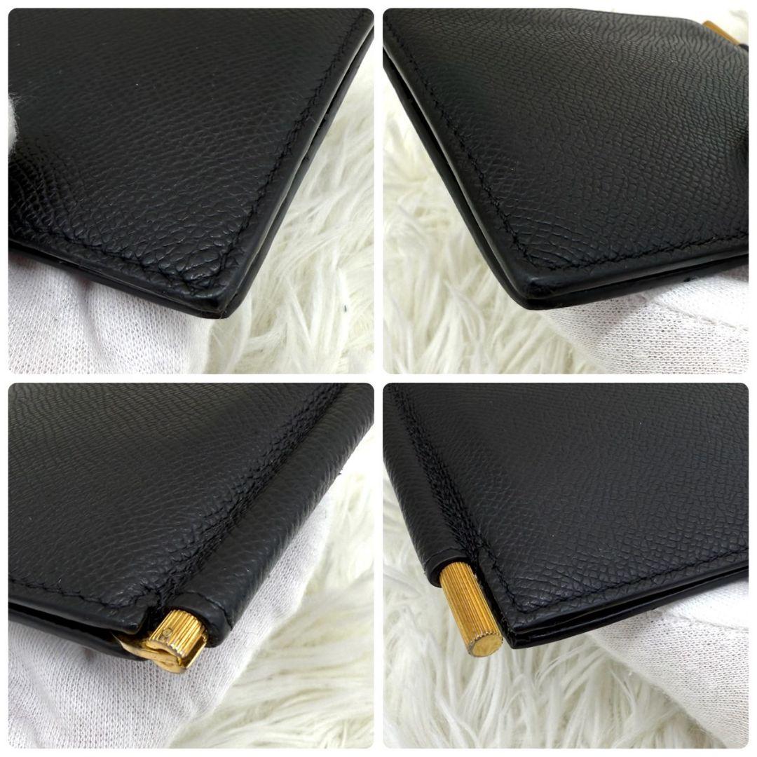 【美品】TOMFORD トムフォード カーフスキン 2つ折り マネークリップ