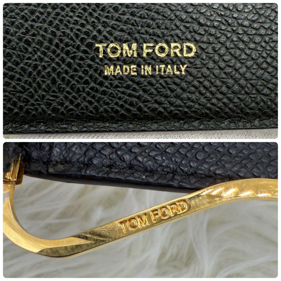 【美品】TOMFORD トムフォード カーフスキン 2つ折り マネークリップ