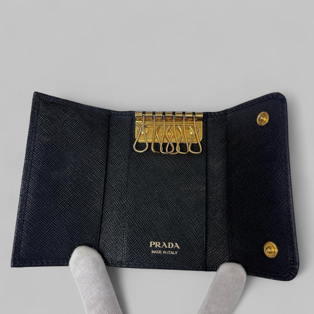 PRADA キーケース 6連 レザー 1PG222