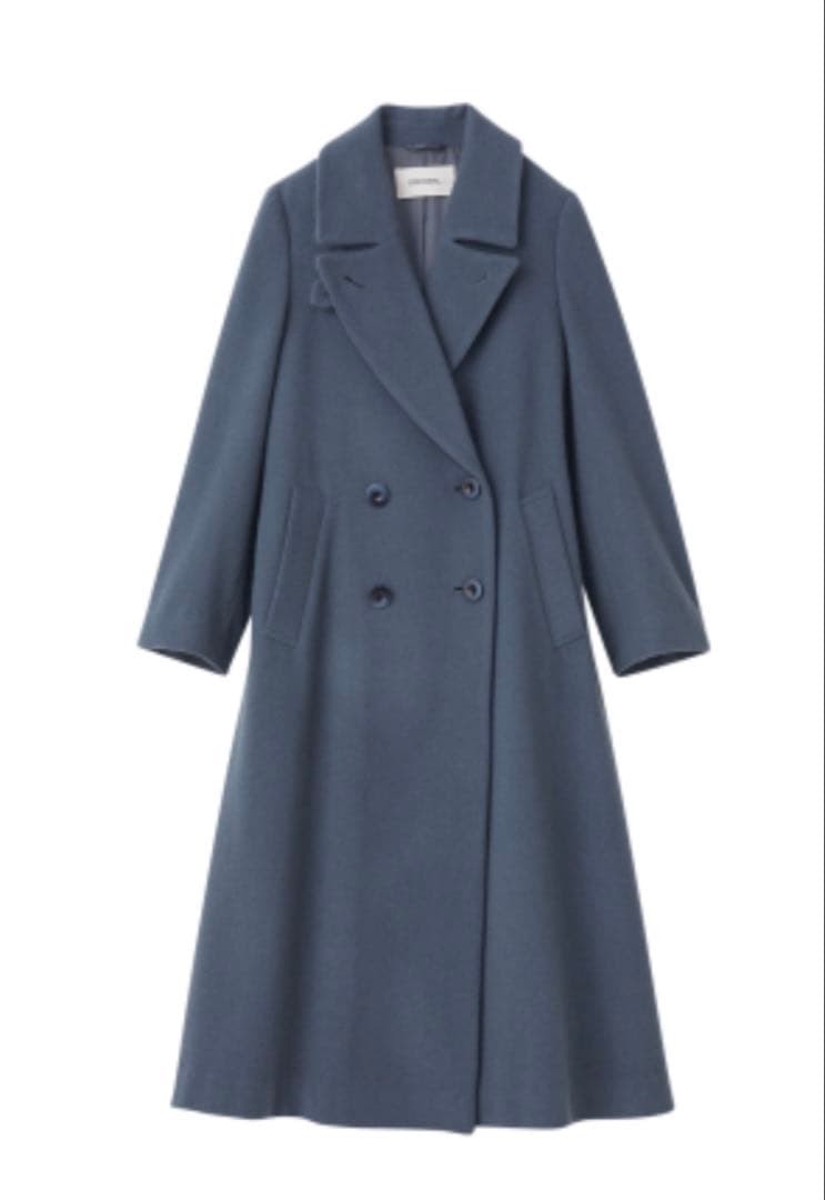 【新品未使用】　COCODEAL バックフレアロングコート