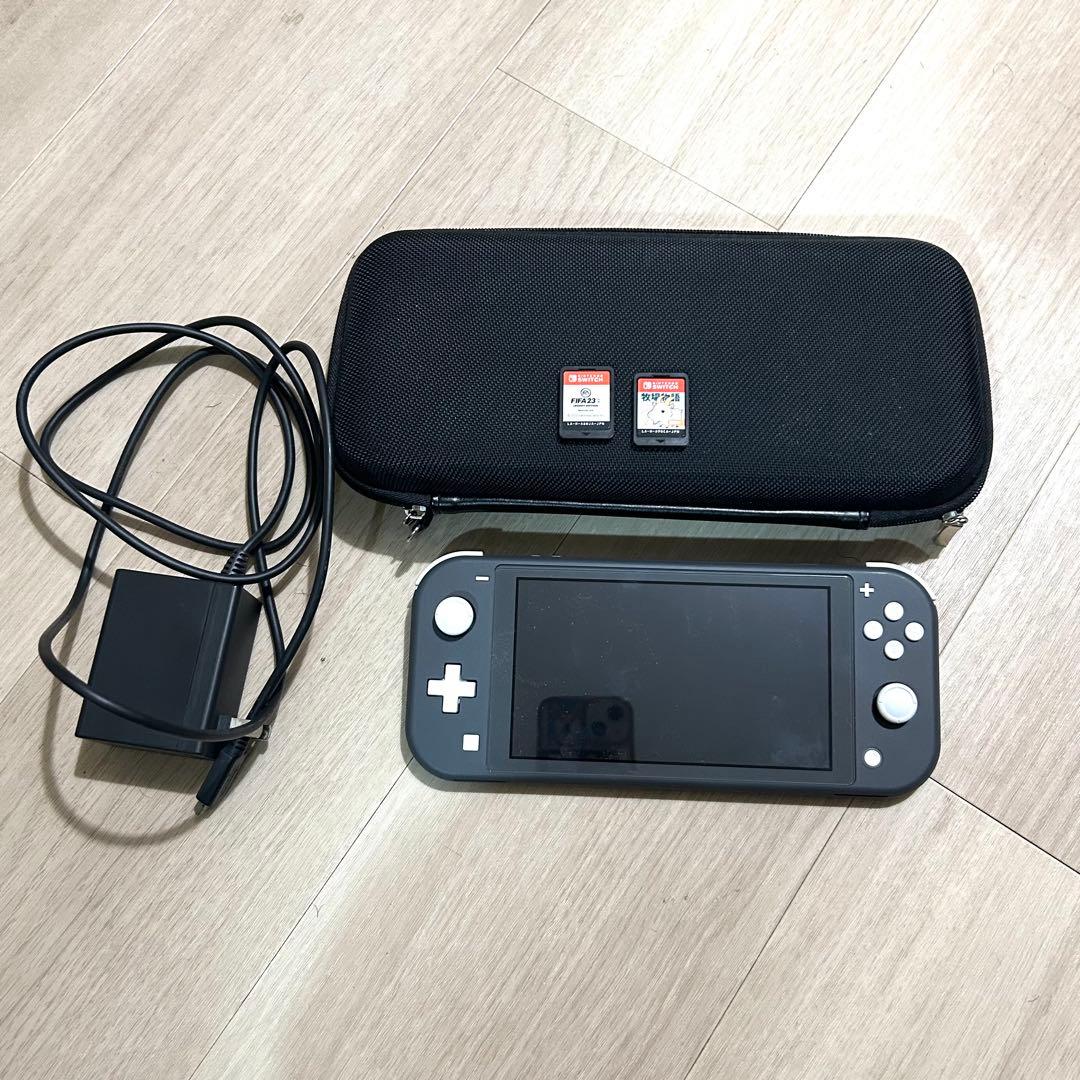 Nintendo Switch Lite グレー 本体 + 付属品