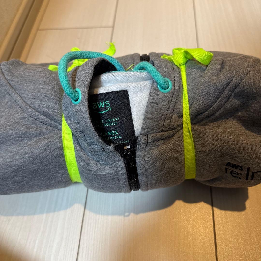 AWS Marketplaceリュック、reinventパーカー、インナーセット