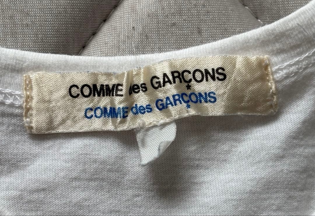 COMME des GARCONS 半袖Tシャツ 花柄　手書き風　フラワーT