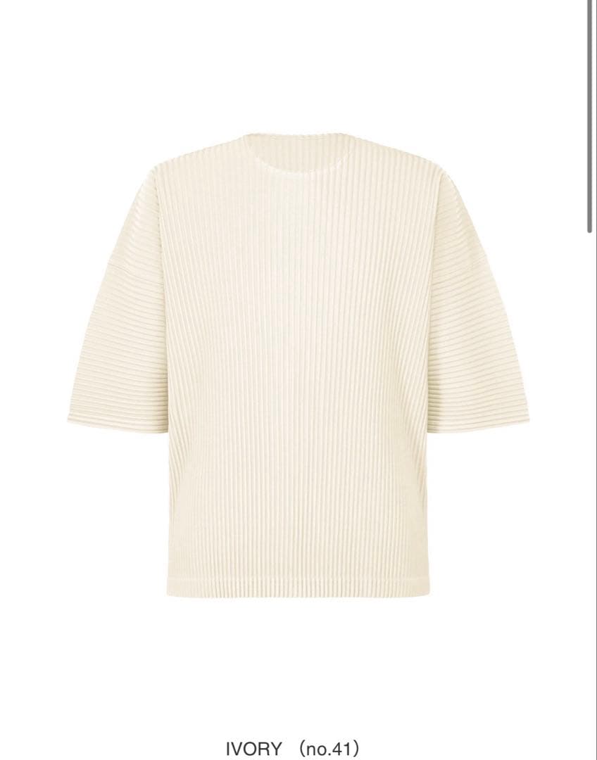 オムプリッセイッセイミヤケ　半袖シャツ