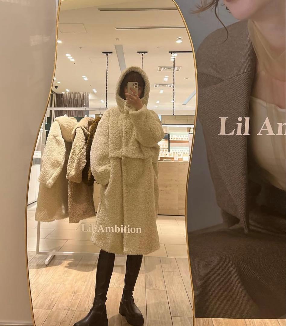 【Lil Ambition】2way Boa Coat ボアコート