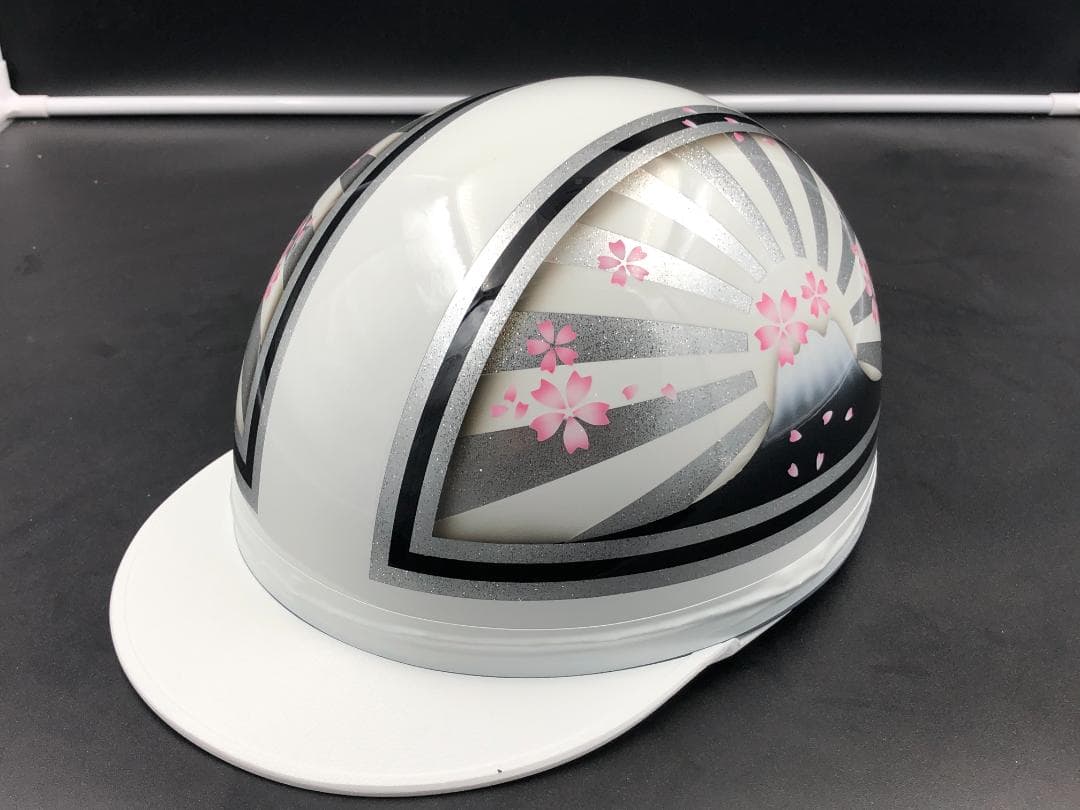 コルク半　カスタム　富士日章　マジック　ホワイトシルバー　ラメ　桜　高級クリヤ