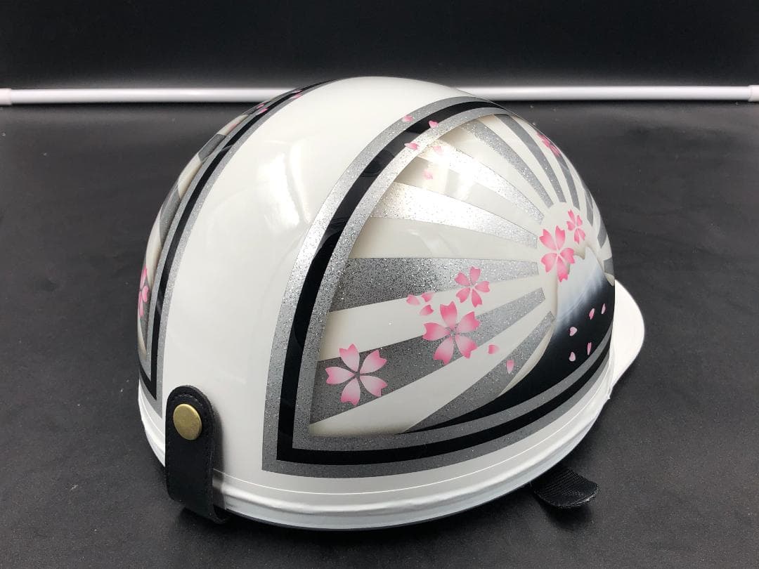 コルク半　カスタム　富士日章　マジック　ホワイトシルバー　ラメ　桜　高級クリヤ