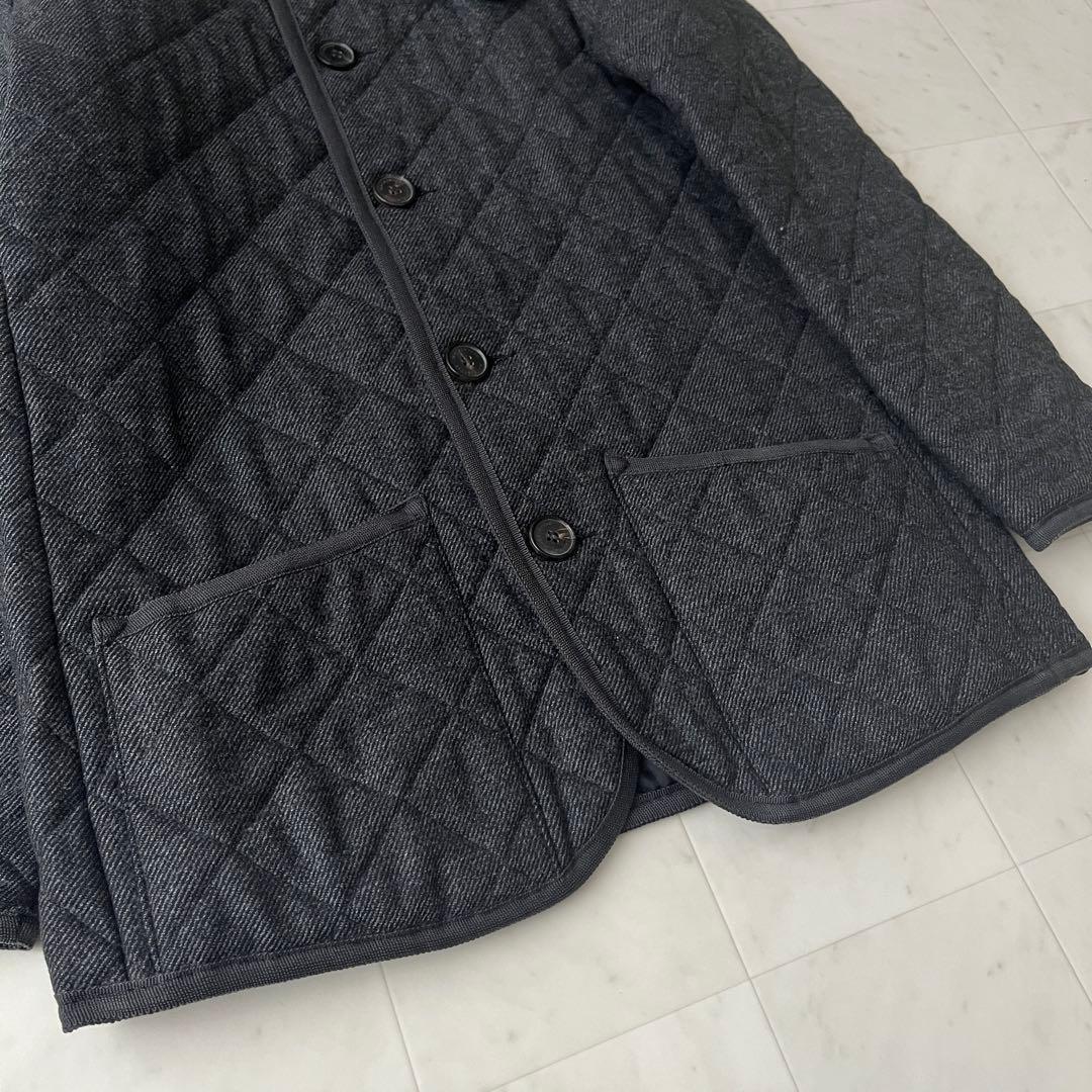 マッキントッシュ ロロピアーナ キルティングジャケット ウール コーデュロイ襟