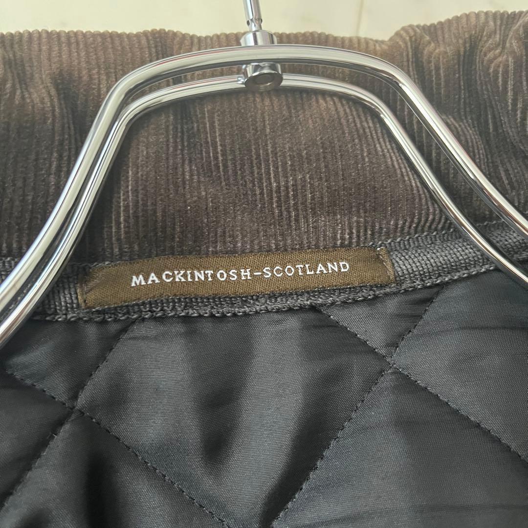 マッキントッシュ ロロピアーナ キルティングジャケット ウール コーデュロイ襟