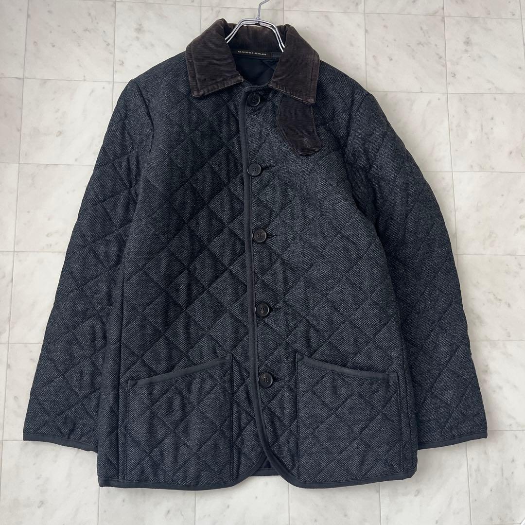 マッキントッシュ ロロピアーナ キルティングジャケット ウール コーデュロイ襟
