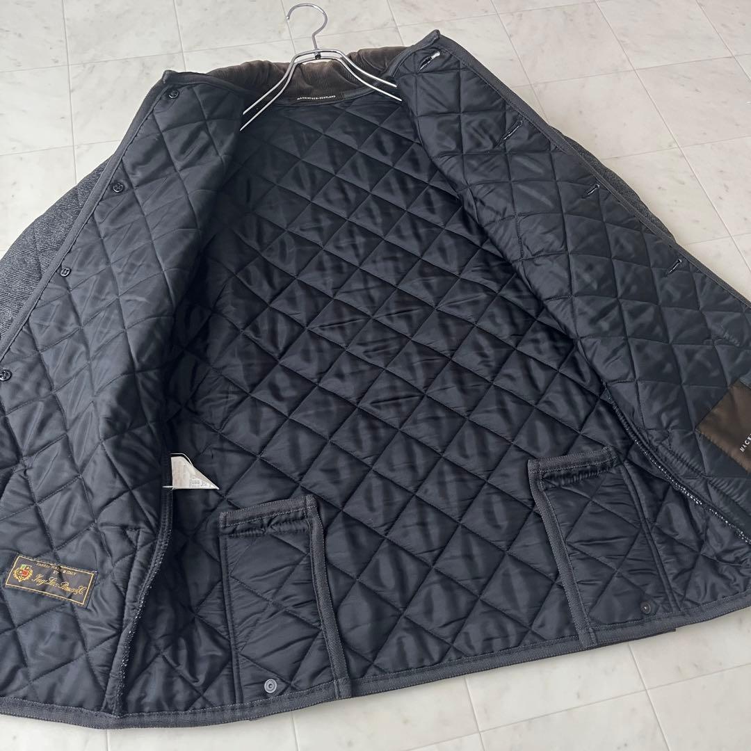 マッキントッシュ ロロピアーナ キルティングジャケット ウール コーデュロイ襟