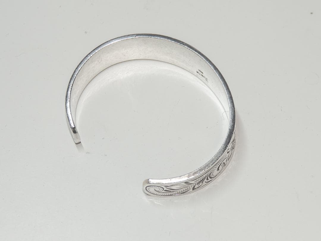 LONO 925シルバー バングル 中央16mm幅 1.5mm厚 32グラム