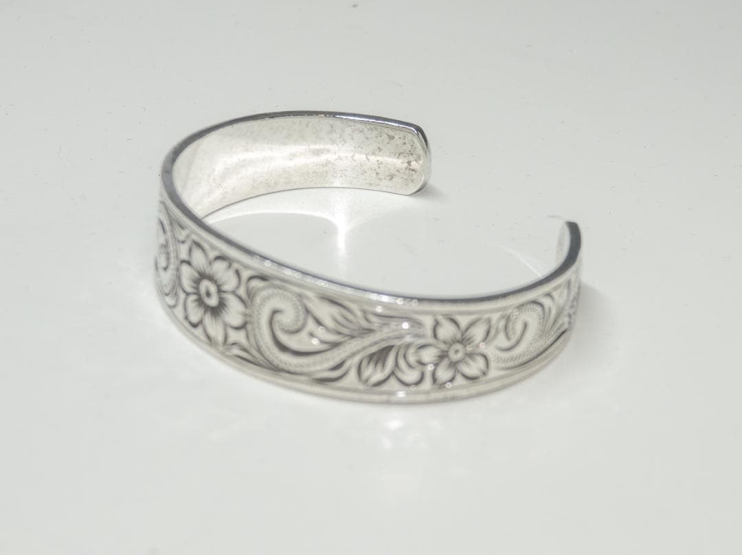 LONO 925シルバー バングル 中央16mm幅 1.5mm厚 32グラム