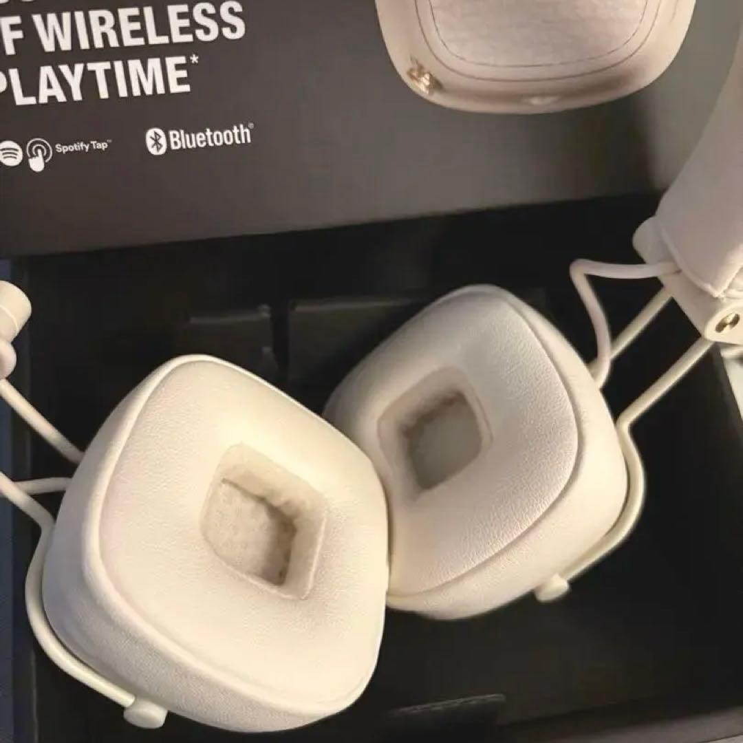 n*o様 Marshall Major Vヘッドフォン　クリーム ホワイト