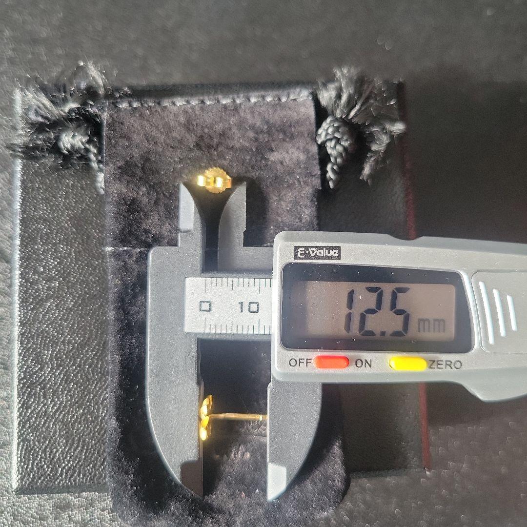 【肩甲骨クラッシャー】クロムハーツ 22K 1ダイヤ ピアス