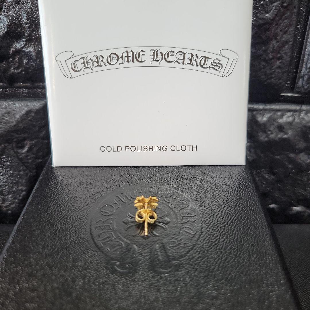 【肩甲骨クラッシャー】クロムハーツ 22K 1ダイヤ ピアス