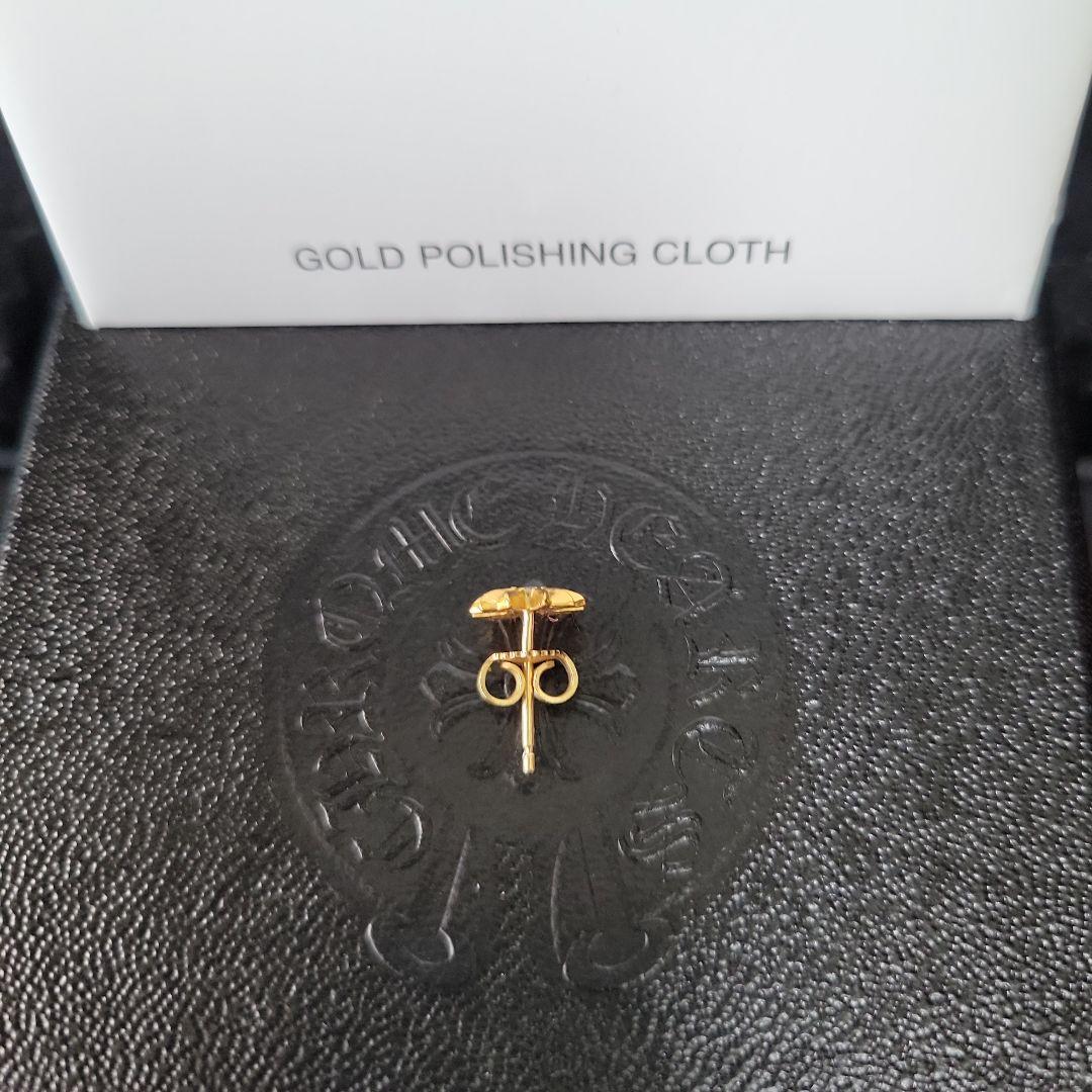 【肩甲骨クラッシャー】クロムハーツ 22K 1ダイヤ ピアス