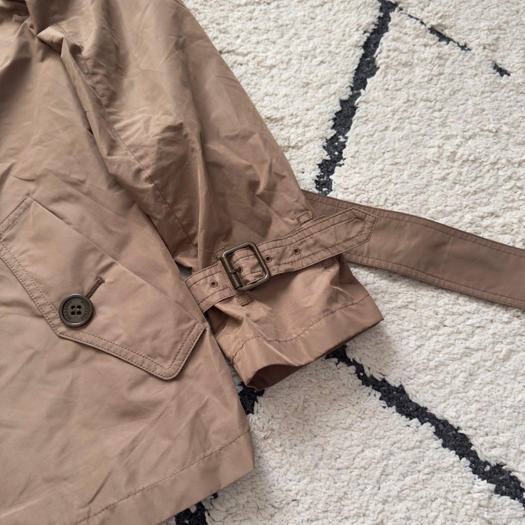 バーバリーロンドン　トレンチコート　2way ノバチェック　ベルト　ベージュ