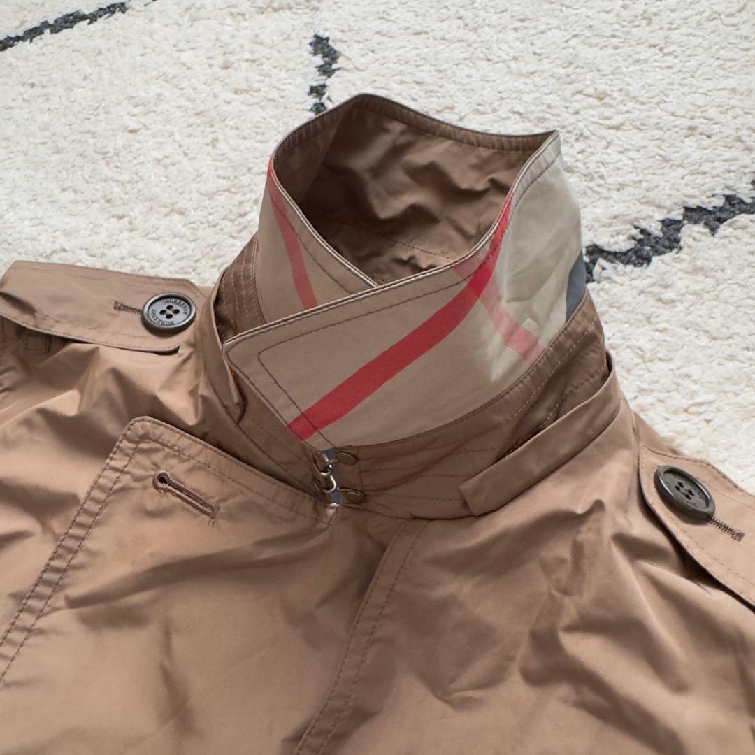 バーバリーロンドン　トレンチコート　2way ノバチェック　ベルト　ベージュ