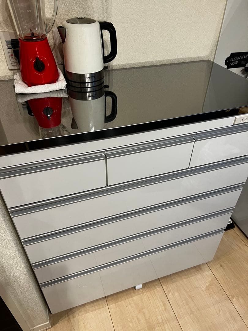 【専用】ステンレス天板 ハイタイプキッチンカウンター 収納カウンター