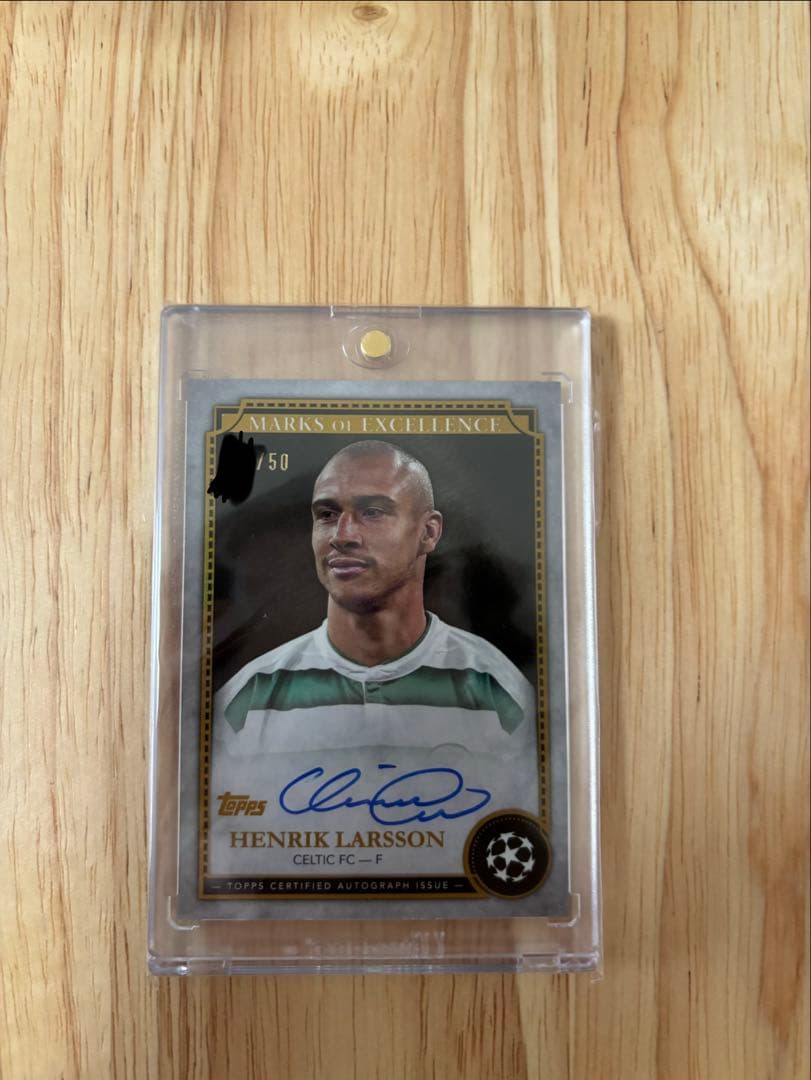 topps 24/25 Henrik Larsson 50シリ