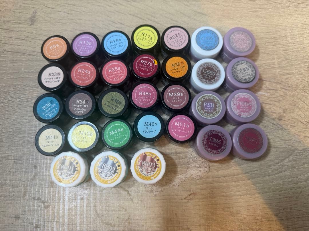 ジェルネイルカラー，パーツまとめ売り