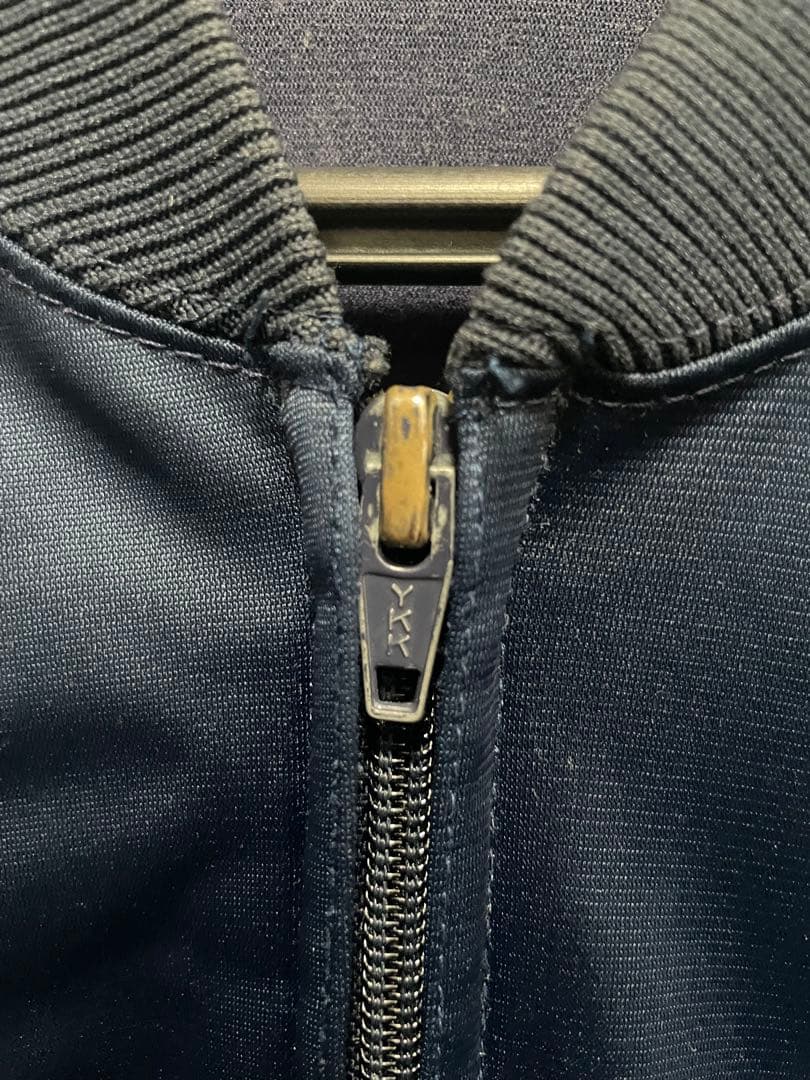 【Made in USA】80's adidas ATPジャケット ネイビー