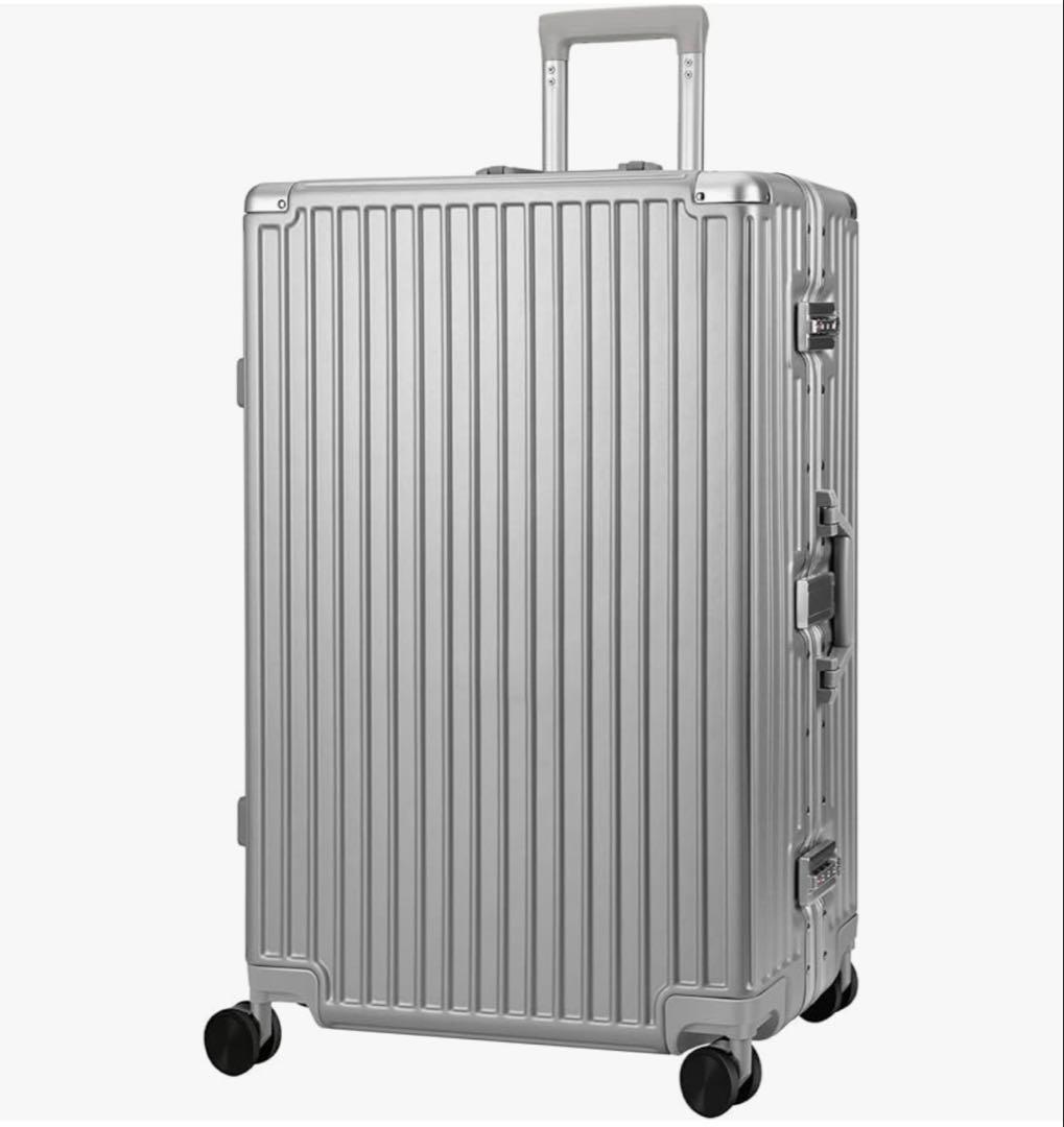 【店頭完売・3千円引・送料込】Anyzip軽量シルバーキャリーケース90ℓ