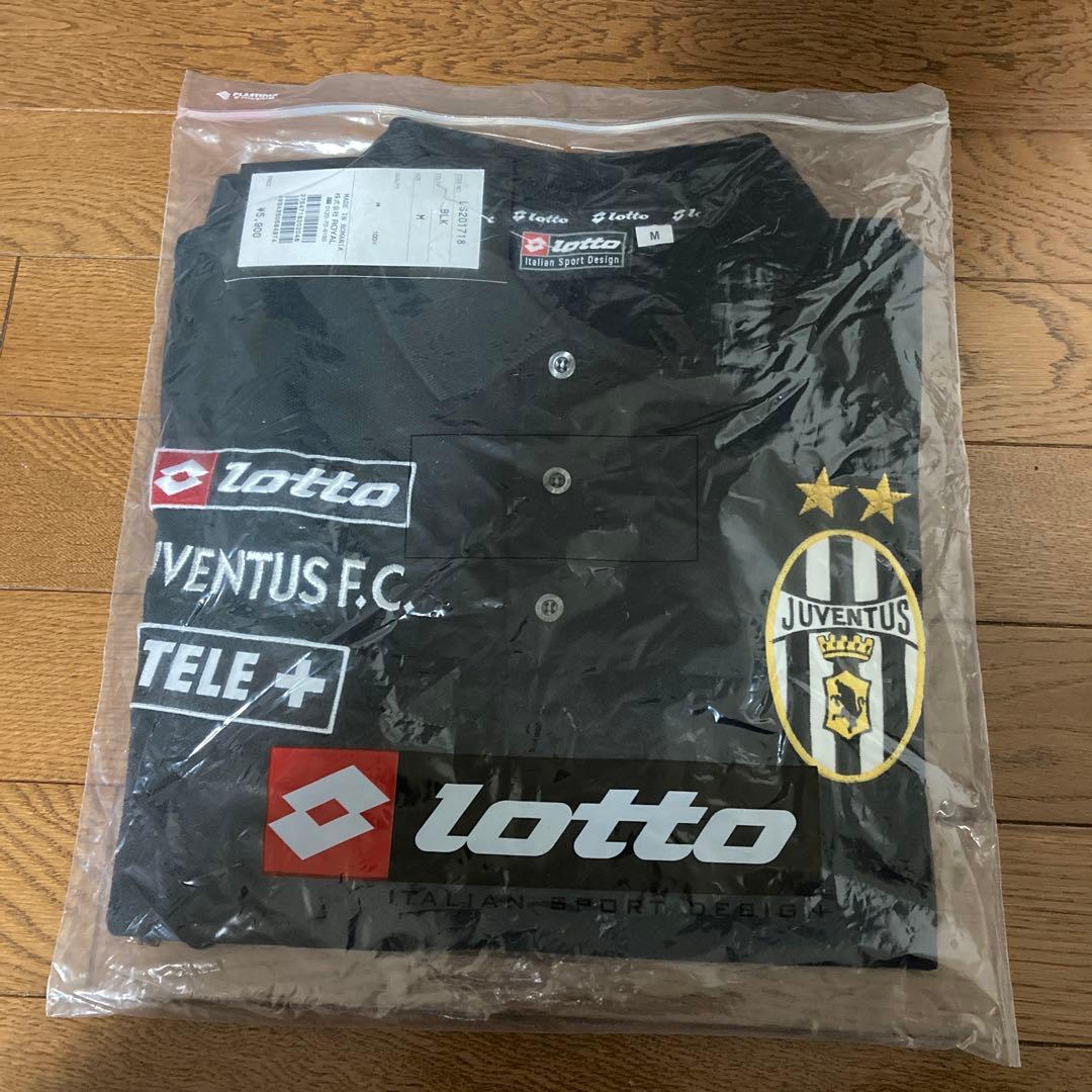 新品！タグ付き！ユベントス　00-01 ポロシャツ　支給品　ユニフォームブラック