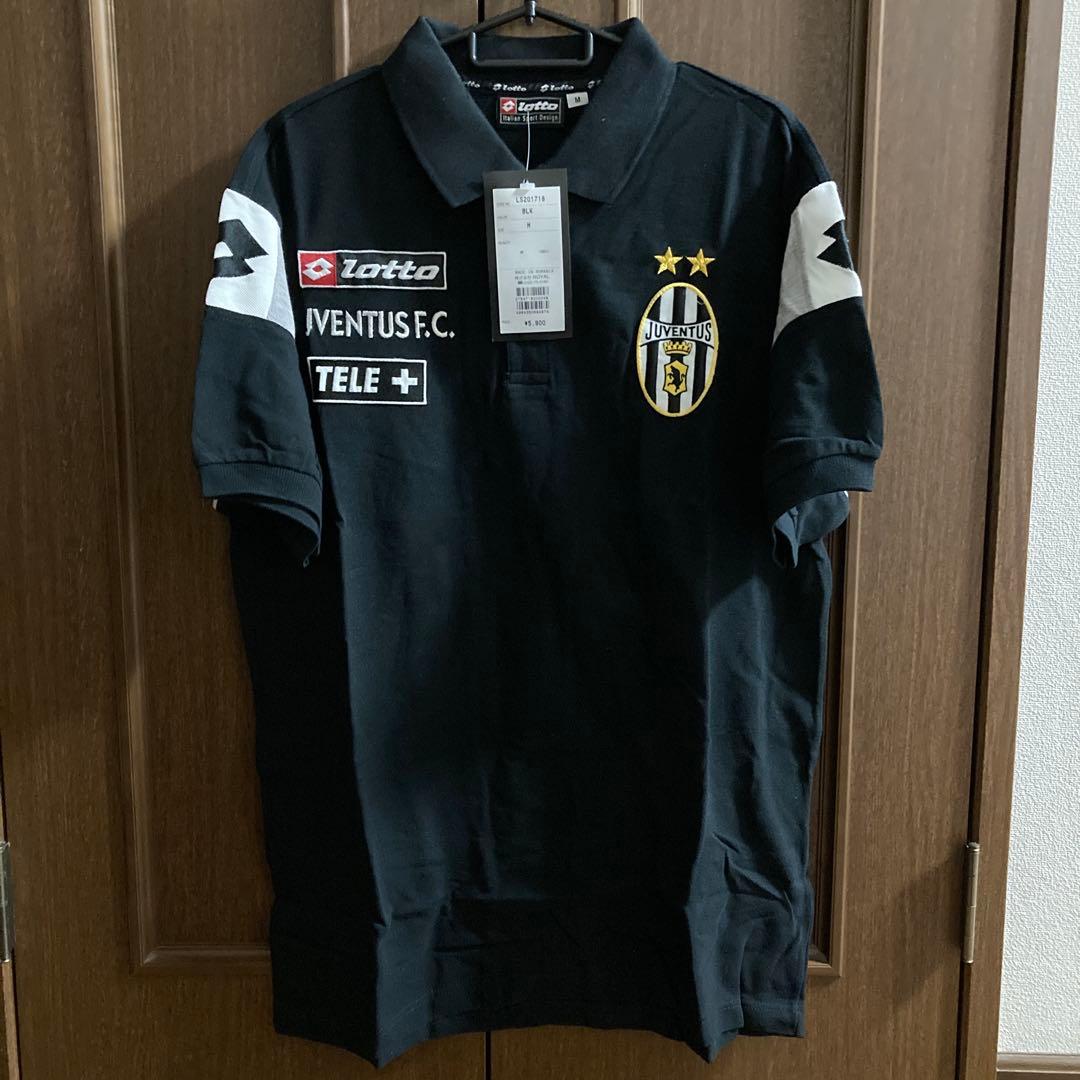 新品！タグ付き！ユベントス　00-01 ポロシャツ　支給品　ユニフォームブラック
