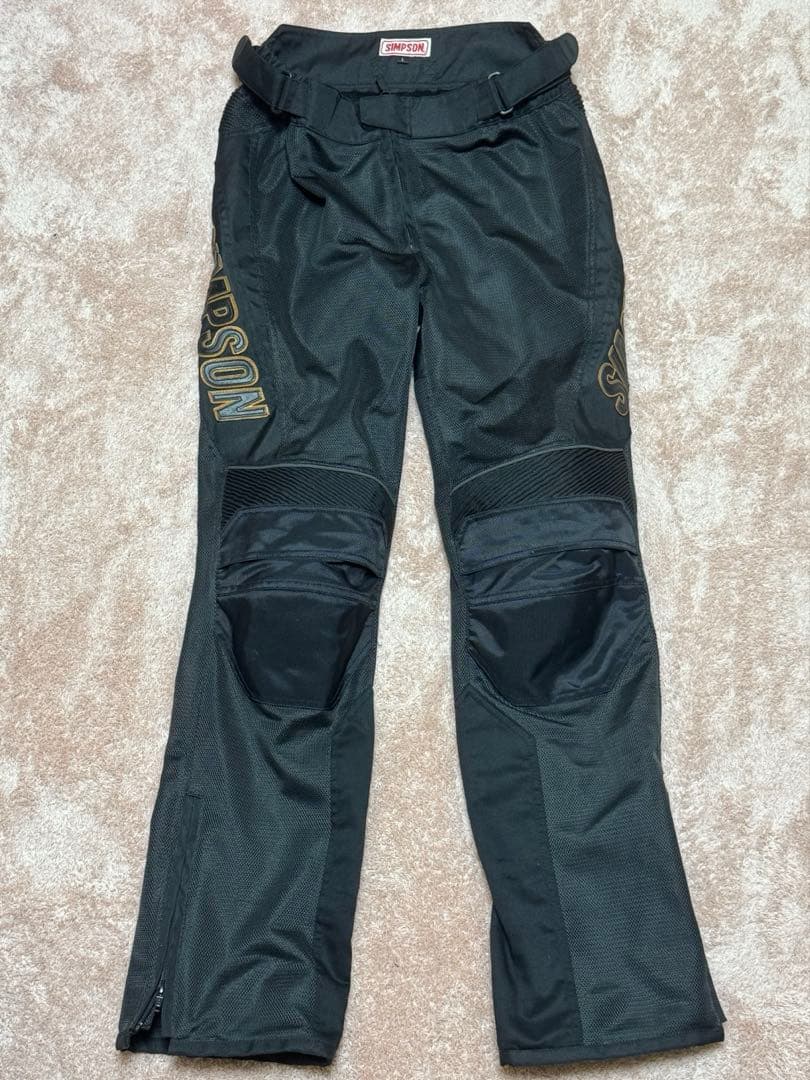 SIMPSON メッシュ ライダース ジャケット パンツ セットアップ Lサイズ
