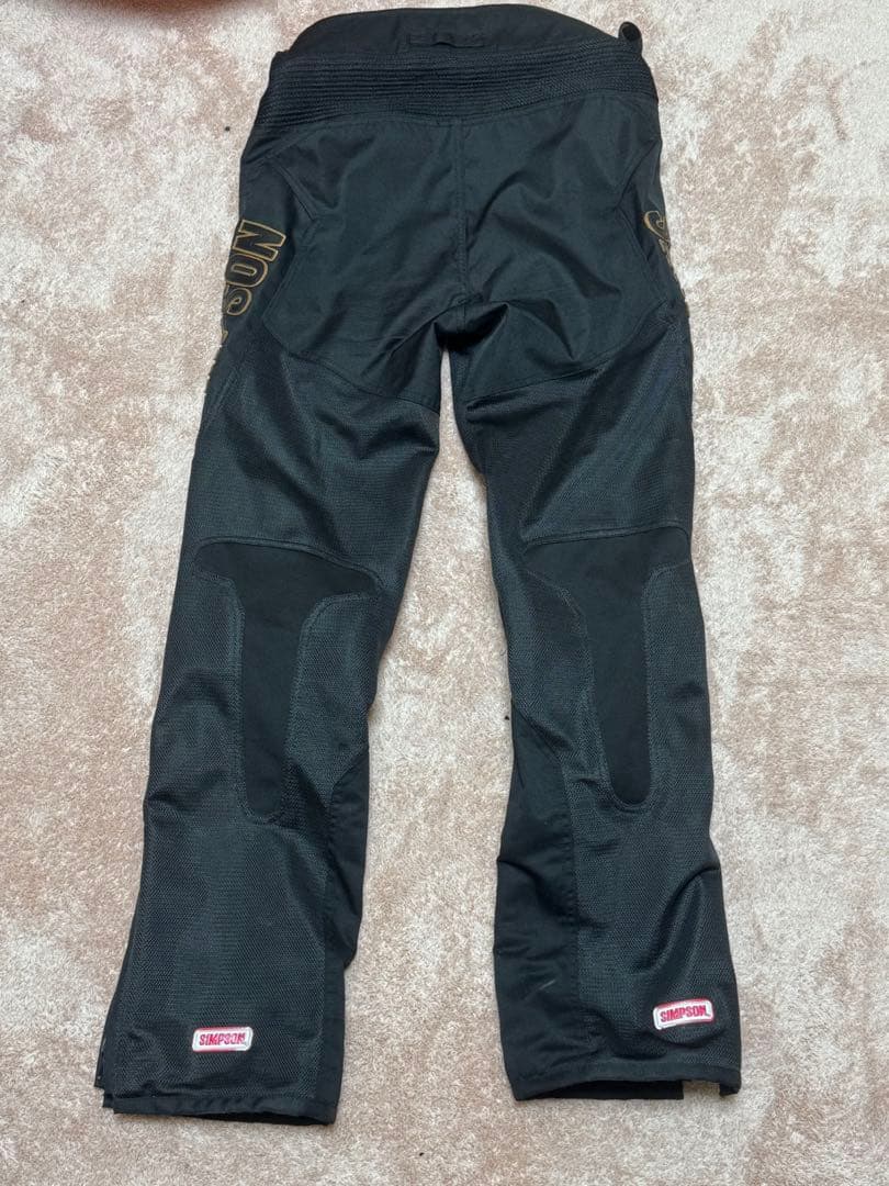 SIMPSON メッシュ ライダース ジャケット パンツ セットアップ Lサイズ