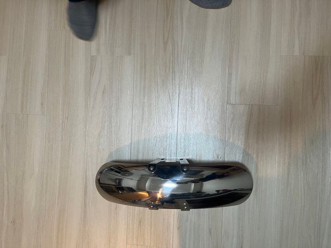 SR400 デイトナ　ステンレスショーフェンダー