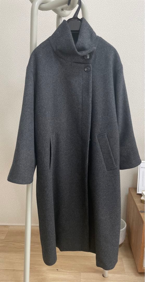 2WAYスタンドカラーウールコート　イチヨンナナ　147