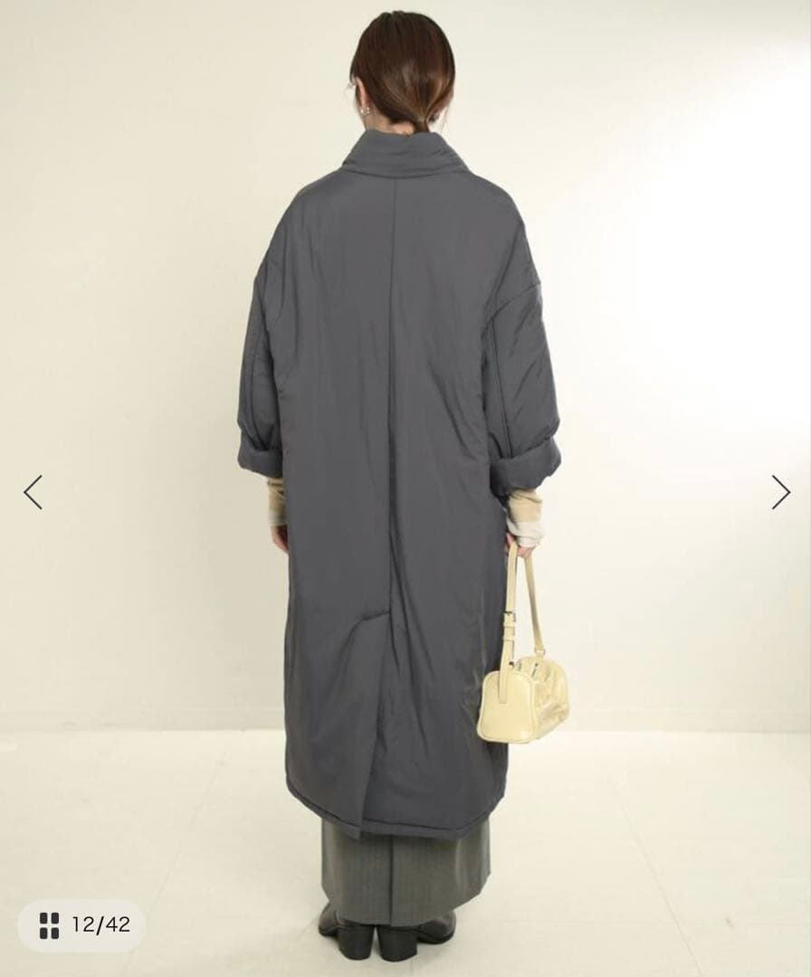 スローブイエナ　topthermo コート　グレー38 お値下げ