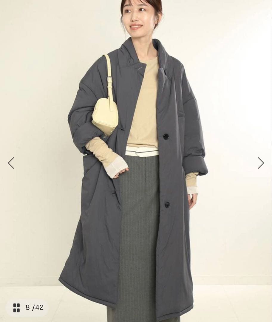 スローブイエナ　topthermo コート　グレー38 お値下げ