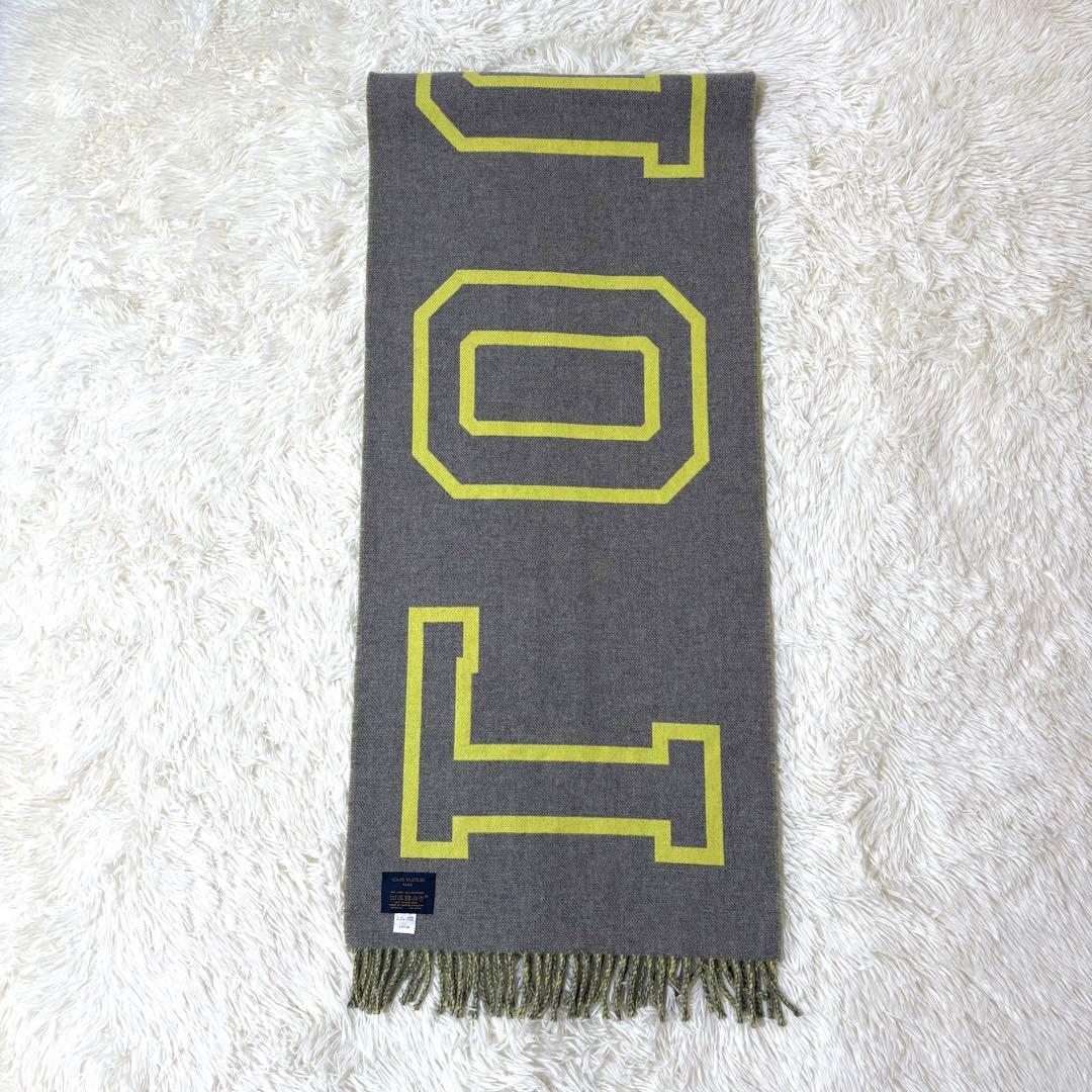 ルイヴィトン エシャルプ シティフルオ MP2154 カシミヤ混 マフラー 箱付