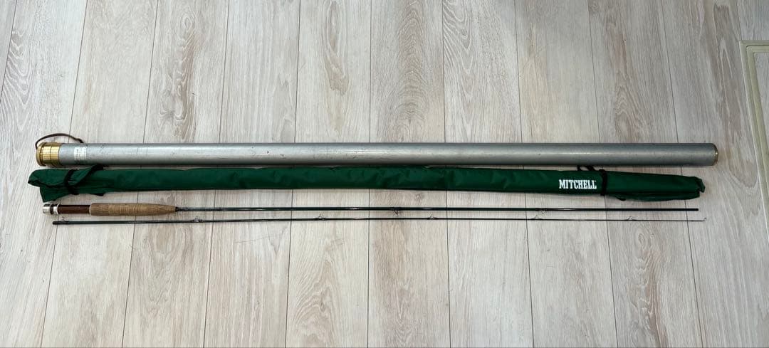 mitchell フライロッド(アルミケース付)