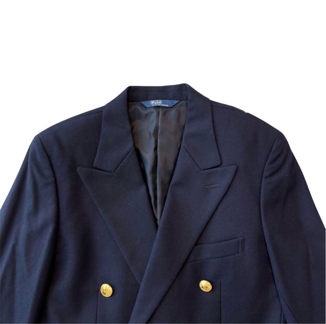 【希少】 POLObyRALPH LAUREN 紺ブレ ダブルブレスト 金ボタン